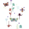 Wanddeko Papier 'Schmetterlingsgarten-Set'