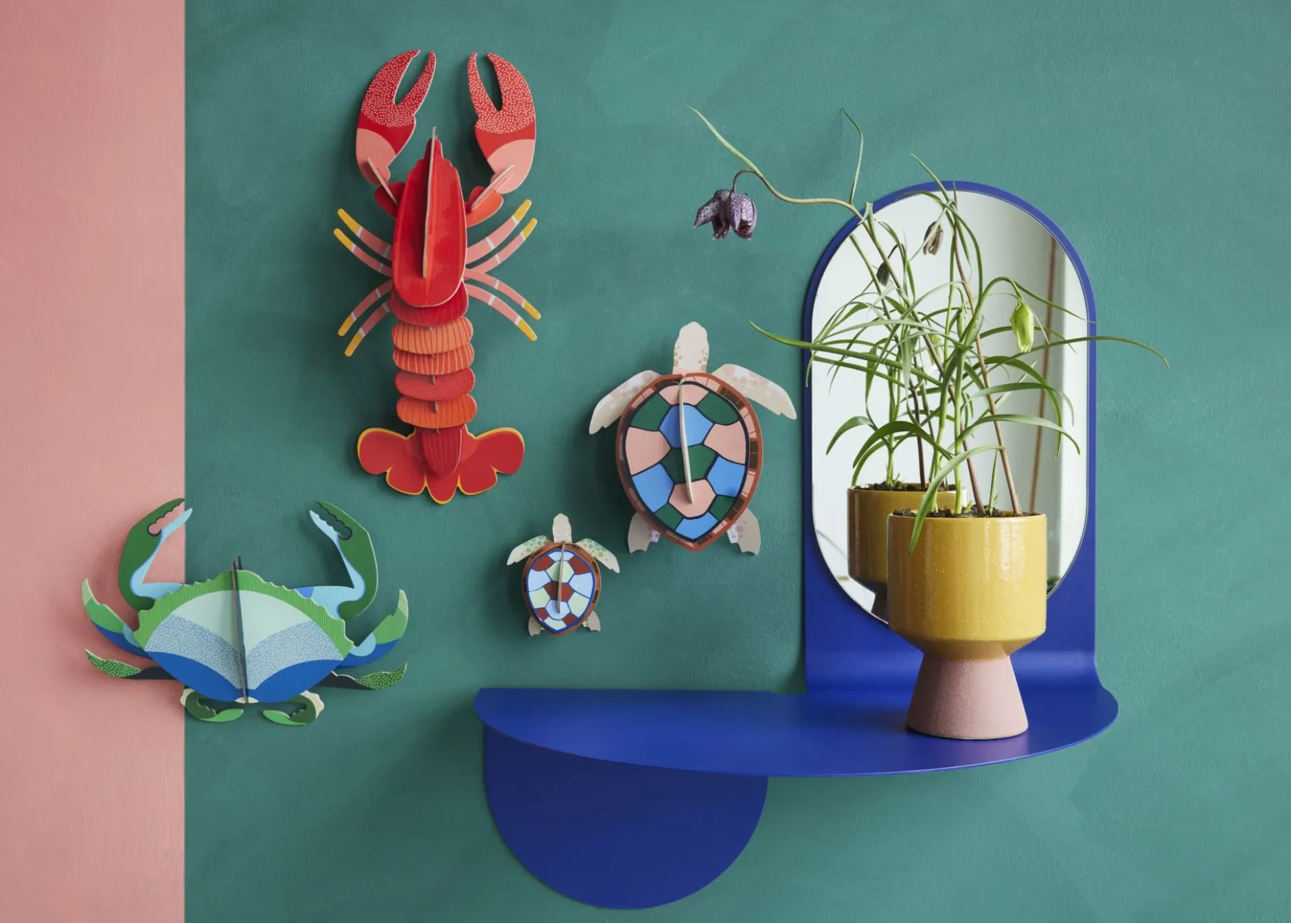 Wanddeko Papier 'Sea Turtles'