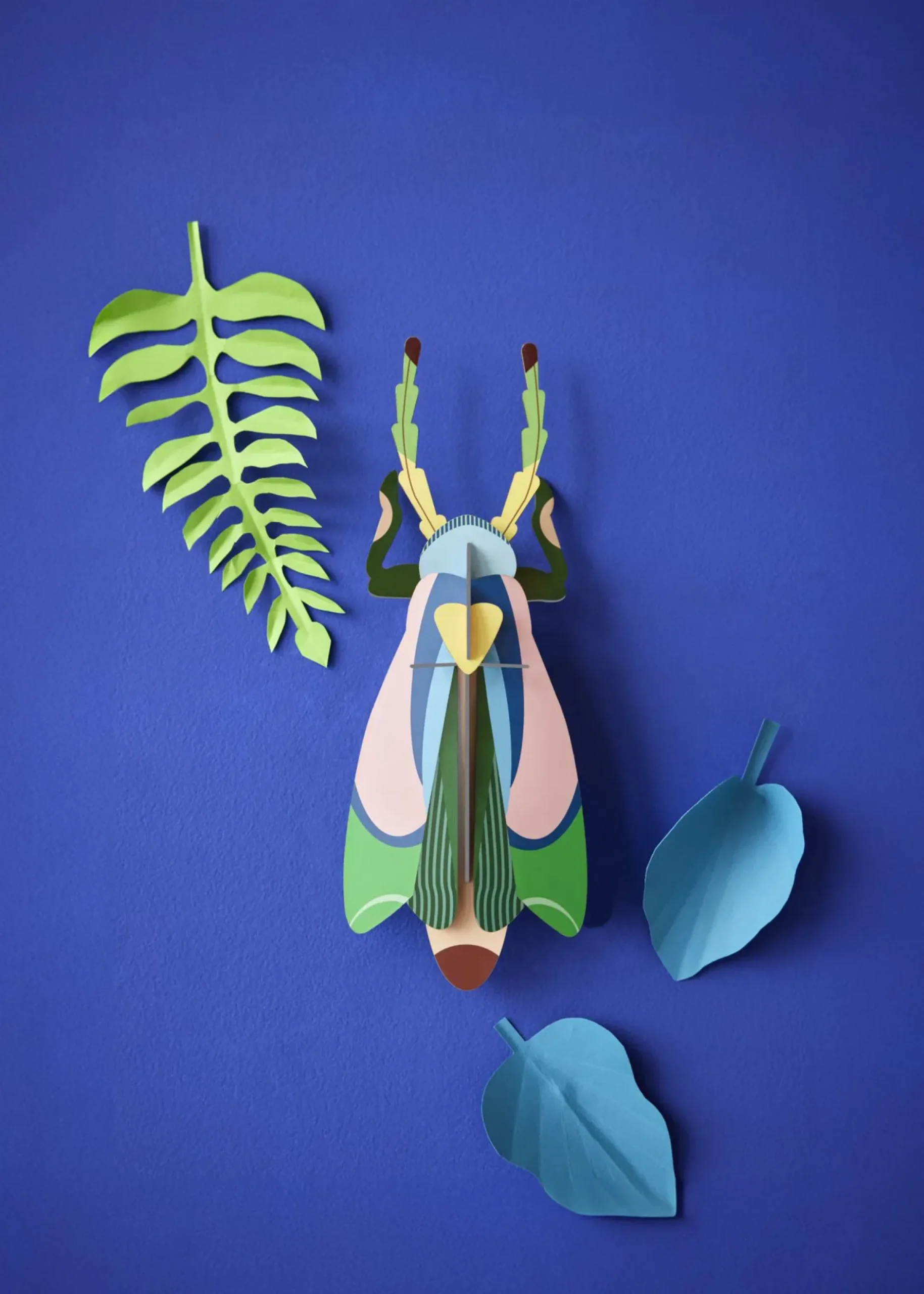 Wanddeko Papier 'Smaragdkäfer'