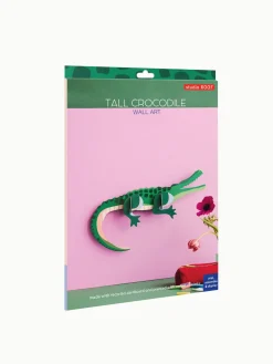 Wanddeko Papier 'Tall Crocodile'