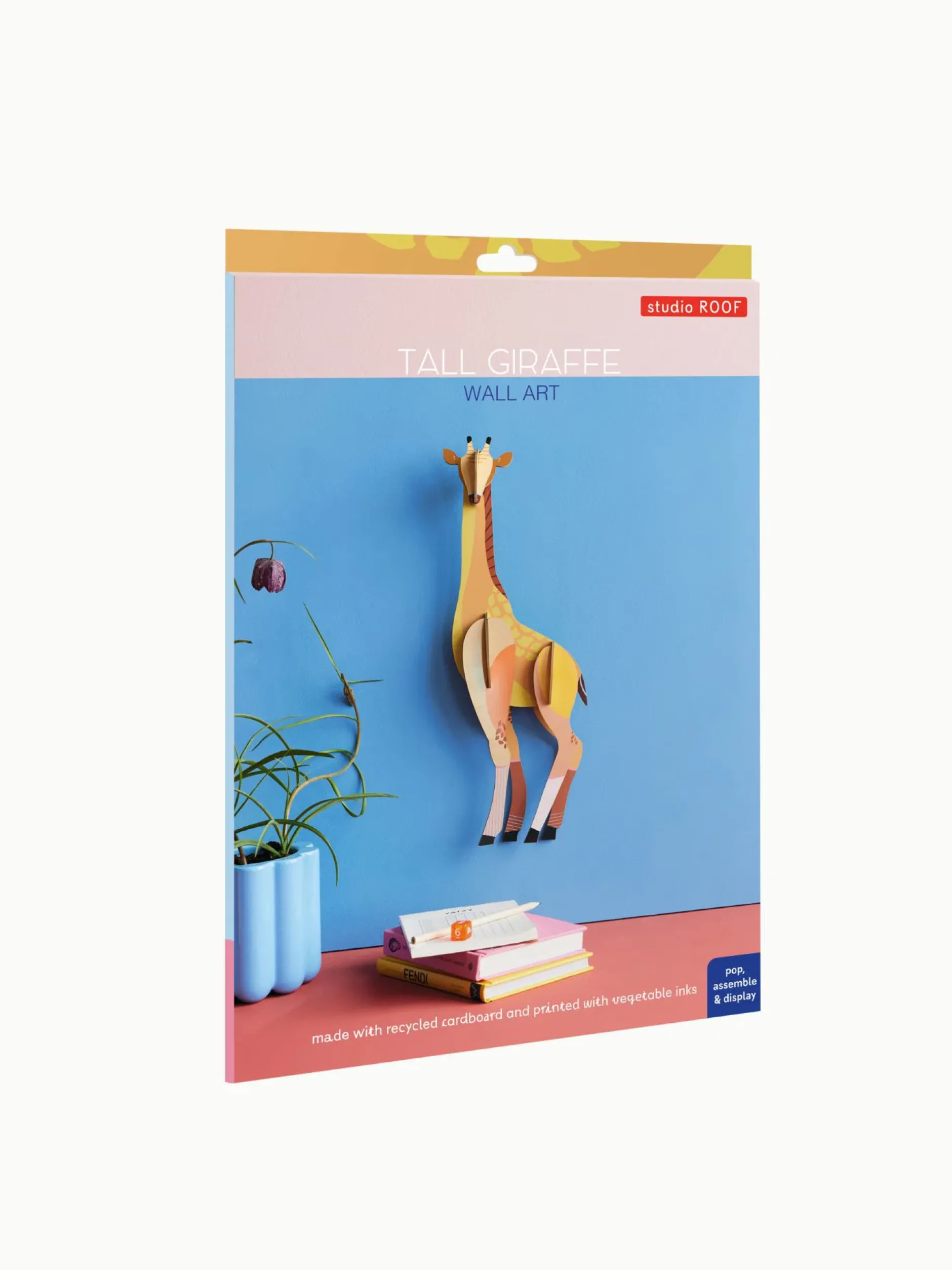 Wanddeko Papier 'Tall Giraffe'