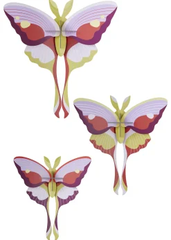Wanddeko Papier 'Ätherisches Harmonie-Trio'