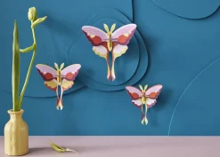 Wanddeko Papier 'Ätherisches Harmonie-Trio'