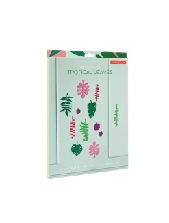 Wanddeko Papier 'Tropenblatt'