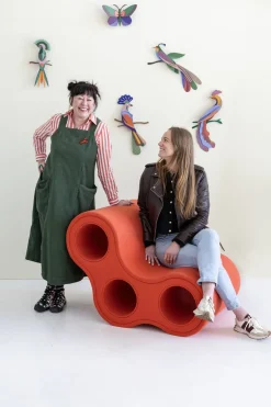 Wanddeko Papier 'Tropenvogel Maya'
