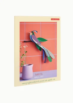 Wanddeko Papier 'Tropenvogel Maya'