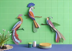 Wanddeko Papier 'Tropenvogel Maya'