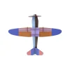 Wanddeko Papier 'Vintage-Papierflugzeug'