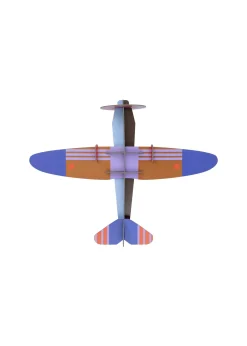 Wanddeko Papier 'Vintage-Papierflugzeug'