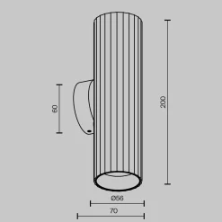 Wandleuchte 'Calipso 2'