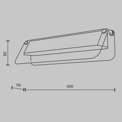 Wandleuchte 'Flat'