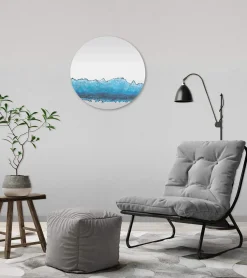 Wandspiegel 'Graceful Waves' 60x60x2cm