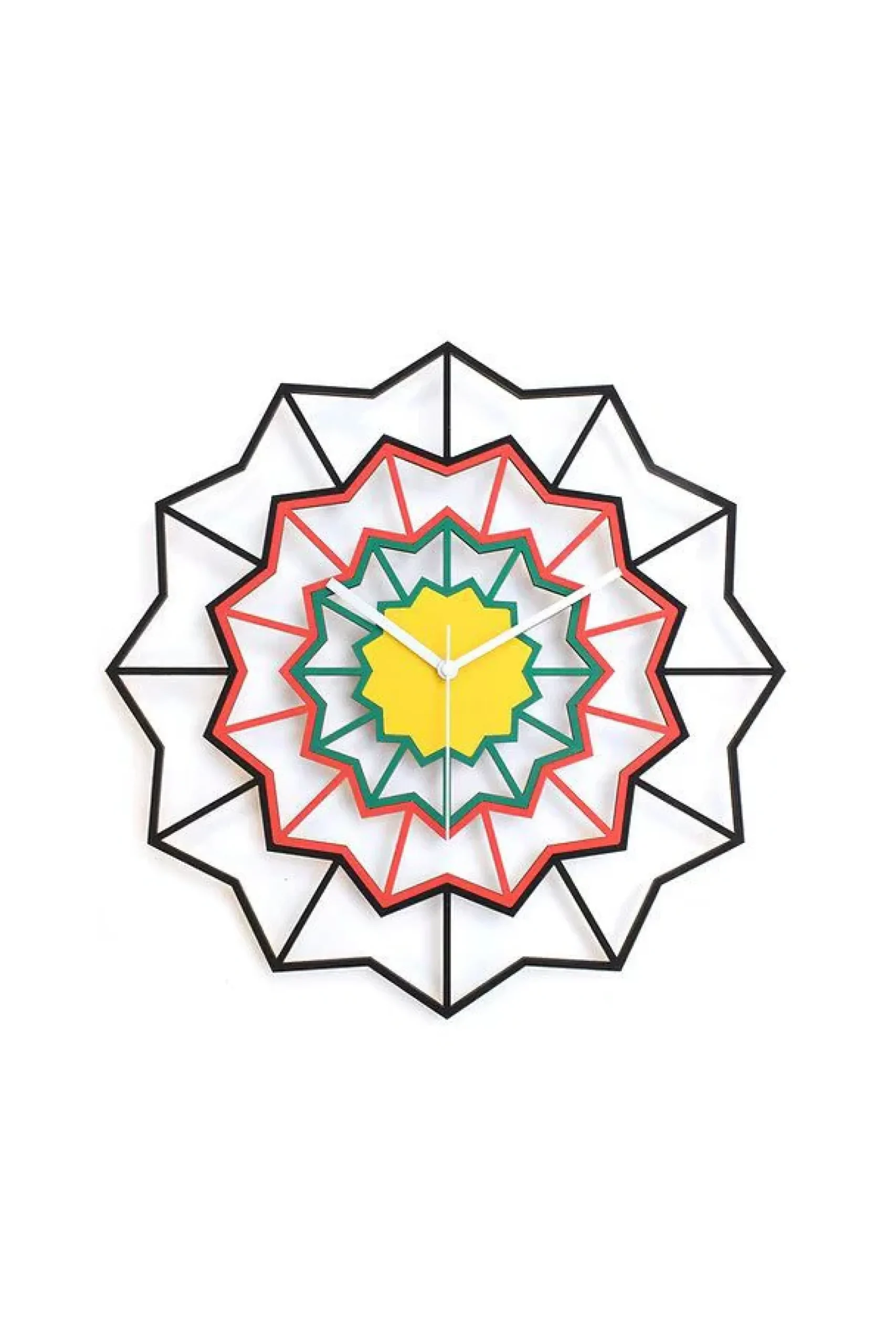 Wanduhr 'Chevron Africa'