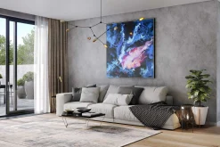 XXL Gemälde 'Andromeda' | Handgemaltes Unikat