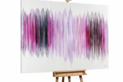 XXL Gemälde 'Crimson Waves' | Handgemaltes Unikat