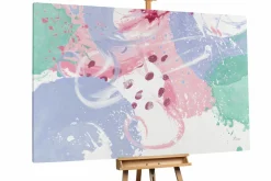 XXL Gemälde 'Farbenspiel in Pastell' | Handgemaltes Unikat