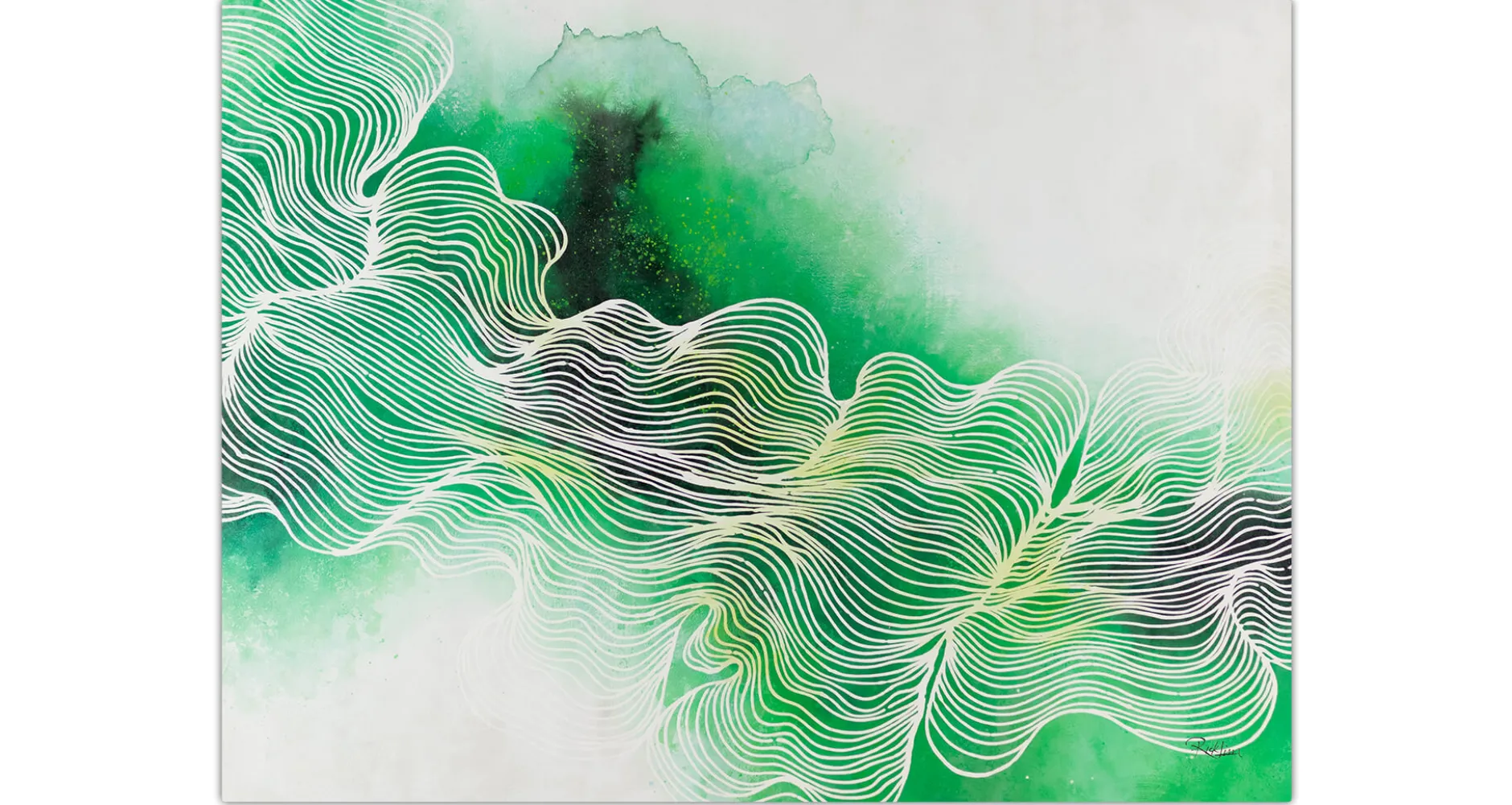 XXL Gemälde 'Göttliche Natur' | Handgemaltes Unikat