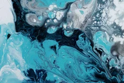 XXL Gemälde 'Juwel des Poseidon' | Handgemaltes Unikat