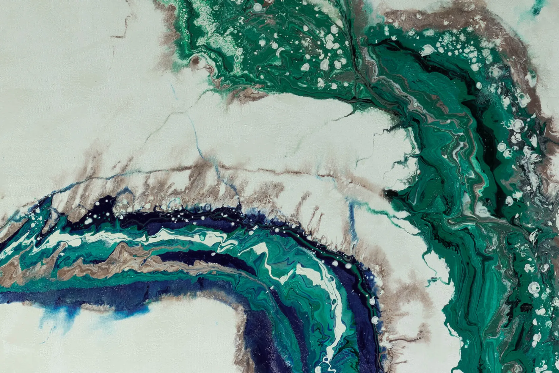 XXL Gemälde 'Liquid Marble' | Handgemaltes Unikat