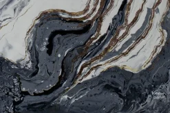 XXL Gemälde 'Primeval River' | Handgemaltes Unikat