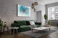 XXL Gemälde 'Splash of Inspiration' | Handgemaltes Unikat