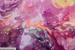XXL Gemälde 'Think Pink' | Handgemaltes Unikat