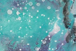 XXL Gemälde 'Turquoise Depths' | Handgemaltes Unikat