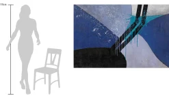 XXL Öl Gemälde 'Abstract Paths' | Handgemaltes Unikat