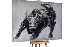 XXL Öl Gemälde 'A Bull's Energy' | Handgemaltes Unikat