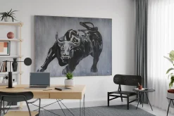 XXL Öl Gemälde 'A Bull's Energy' | Handgemaltes Unikat