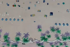 XXL Öl Gemälde 'Aerial Beach View' | Handgemaltes Unikat