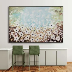 XXL Öl Gemälde 'Almond Blossoms' | Handgemaltes Unikat