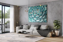XXL Öl Gemälde 'Artichoke Dreams' | Handgemaltes Unikat
