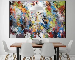 XXL Öl Gemälde 'Art of Splashes' | Handgemaltes Unikat