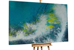 XXL Öl Gemälde 'Atlantic Glow' | Handgemaltes Unikat