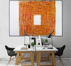 XXL Öl Gemälde 'Audience of One' | Handgemaltes Unikat