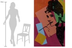 XXL Öl Gemälde 'Audrey's Mystery' | Handgemaltes Unikat