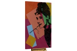 XXL Öl Gemälde 'Audrey's Mystery' | Handgemaltes Unikat