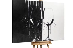 XXL Öl Gemälde 'Auf ein Glas' | Handgemaltes Unikat