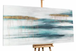 XXL Öl Gemälde 'Aurous Clouds' | Handgemaltes Unikat
