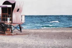 XXL Öl Gemälde 'Ausflug zum Strand' | Handgemaltes Unikat