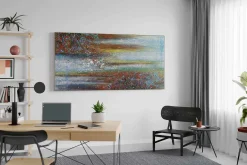 XXL Öl Gemälde 'Autumn Evenings' | Handgemaltes Unikat
