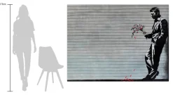 XXL Öl Gemälde 'Banksy's Confession' | Handgemaltes Unikat