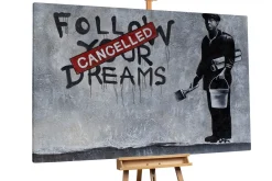 XXL Öl Gemälde 'Banksy's Insight' | Handgemaltes Unikat