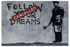 XXL Öl Gemälde 'Banksy's Insight' | Handgemaltes Unikat
