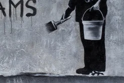 XXL Öl Gemälde 'Banksy's Insight' | Handgemaltes Unikat