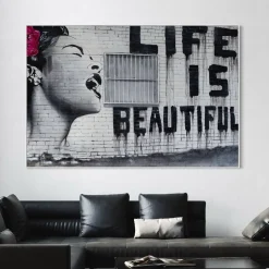XXL Öl Gemälde 'Banksy's Inspiration' | Handgemaltes Unikat