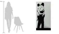 XXL Öl Gemälde 'Banksy's Love for all' | Handgemaltes Unikat