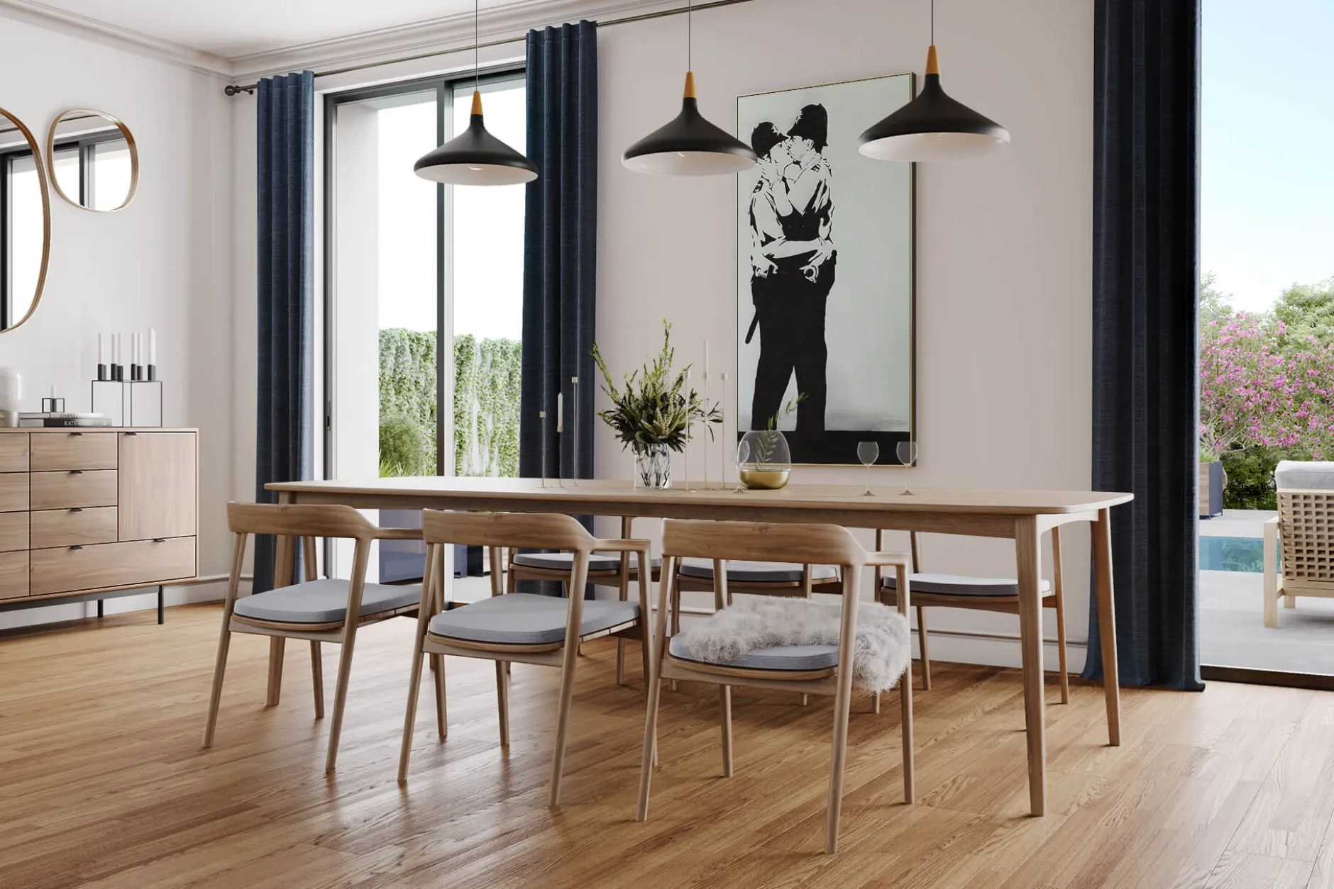 XXL Öl Gemälde 'Banksy's Love for all' | Handgemaltes Unikat