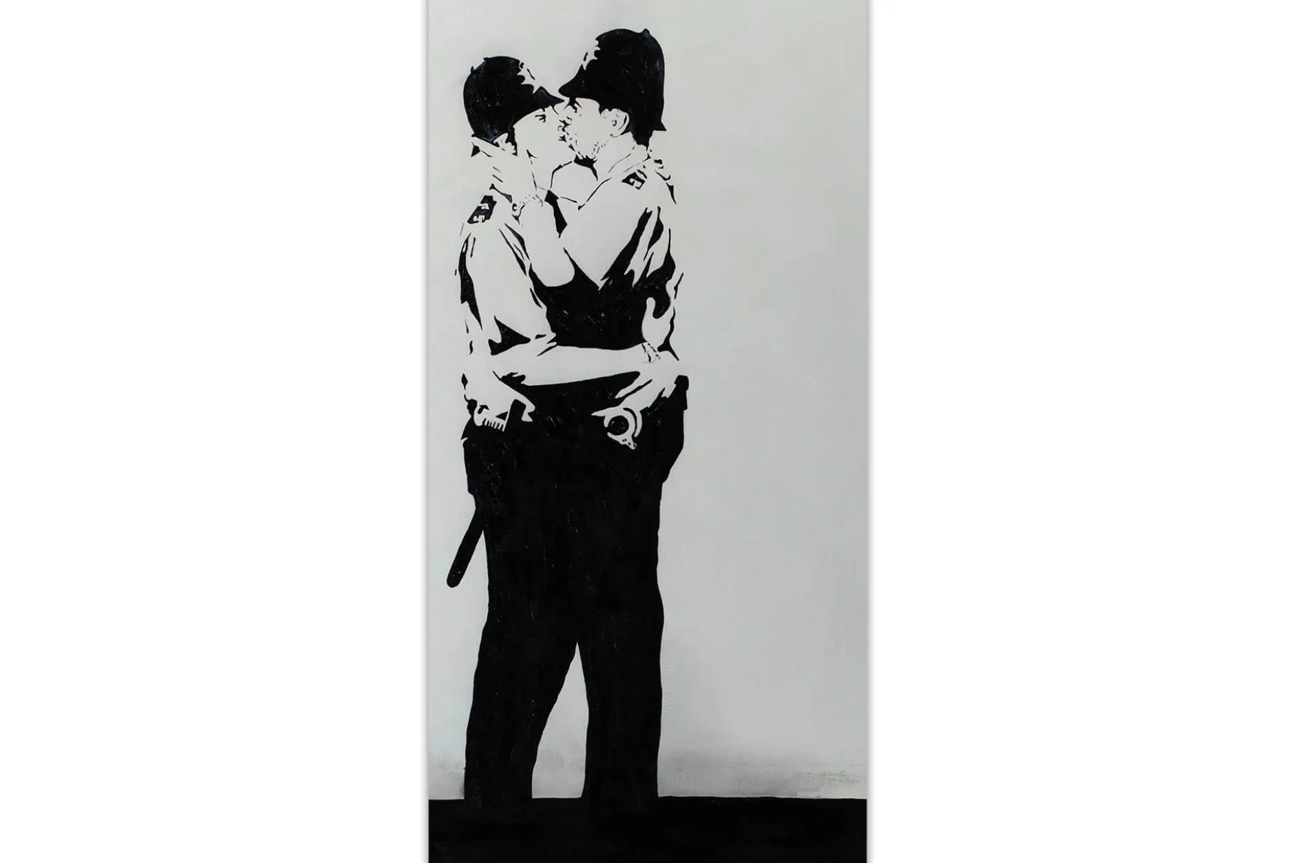 XXL Öl Gemälde 'Banksy's Love for all' | Handgemaltes Unikat